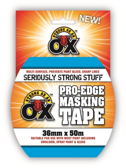 SF05405 TAPE MASKING PRO-EDGE 36MM X 50M : Perkins Group