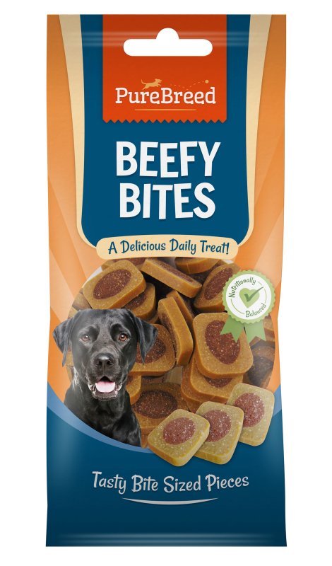 PET TREAT BEEFY BITES : Perkins Group