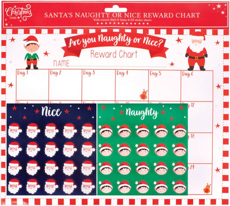 REWARD CHART NAUGHTY OR NICE 3 : Perkins Group