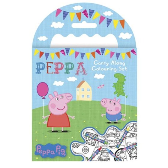 ** WIGIG ** PEPPA PIG CARRY COLOUR SET : Perkins Group